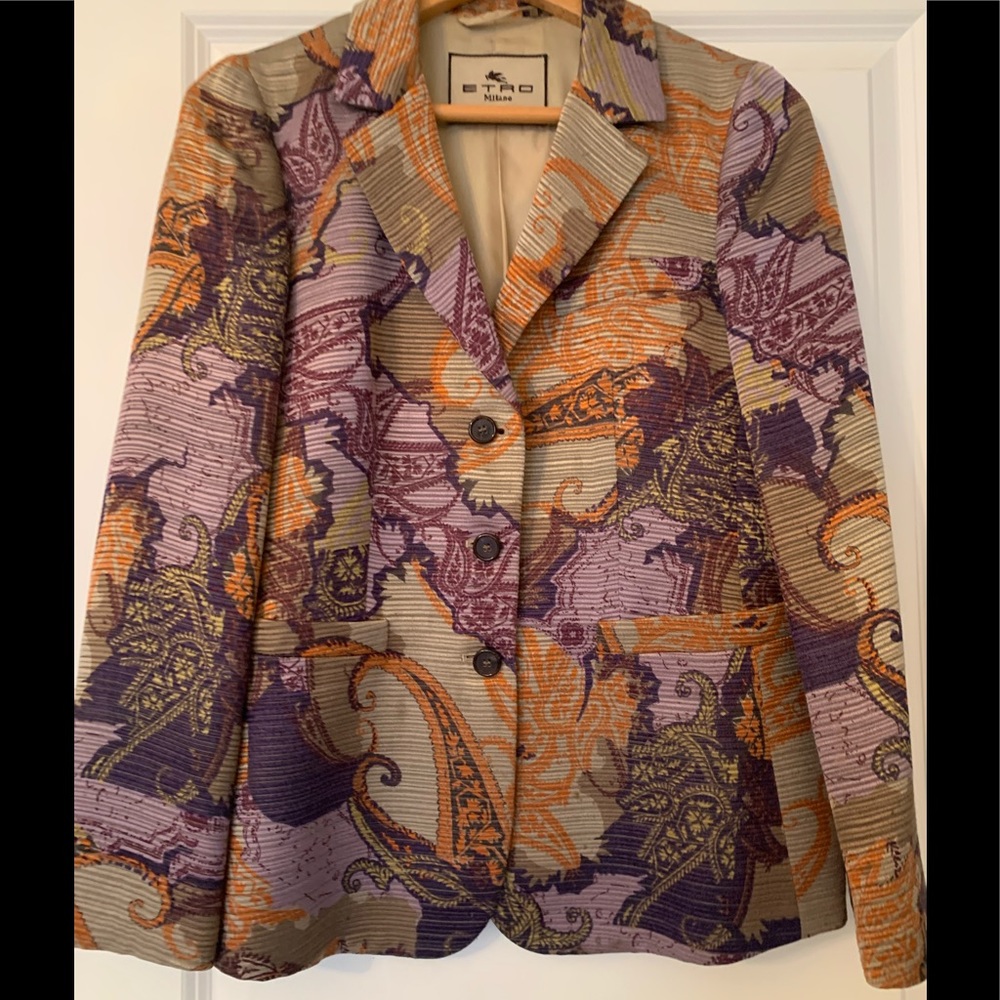 Etro Milano Blazer Made in Milan Italy